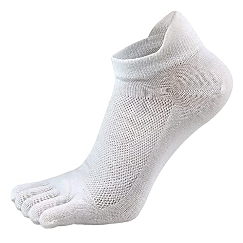 BIBOKAOKE Socken Herren Zehensocken Kurze atmungsaktiv Sportsocken Täglich Haussocken Soft Stricksocken Five Finger Socken Tennissocken Wandersocken Laufsocken Fahrradsocken Wandersocken von BIBOKAOKE