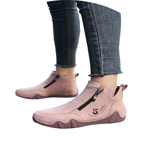 BIBOKAOKE Stiefel Damen Leder Winter Freizeit Leinenschuhe Mode Arbeitsschuhe Bequem Slip on Hausschuhe Wasserdicht Laufschuhe Weite Schnell Trocknend Strandschuhe Leicht Stoffschuhe Gummistiefel BIBOKAOKE Stiefel Damen Leder Winter Freizeit Leinenschuhe Mode Arbeitsschuhe Bequem Slip on Hausschuhe Wasserdicht Laufschuhe Weite Schnell Trocknend Strandschuhe Leicht Stoffschuhe Gummistiefel von BIBOKAOKE