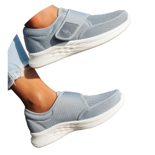 BIBOKAOKE Stoffschuhe Damen Sommer Plateau Strandschuhe Rutschfest Schuhe Elegant Walkingschuhe Orthopädische Freizeitschuhe Leicht Sneaker Flache Loafers Weich Sohlen Tanzschuhe Hausschuhe BIBOKAOKE Stoffschuhe Damen Sommer Plateau Strandschuhe Rutschfest Schuhe Elegant Walkingschuhe Orthopädische Freizeitschuhe Leicht Sneaker Flache Loafers Weich Sohlen Tanzschuhe Hausschuhe von BIBOKAOKE