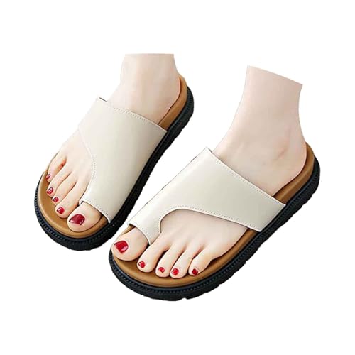 BIBOKAOKE Strandschuhe Damen Sandalen Flache Sommerschuhe Leicht Loafers Elegant Strandschuhe Waschbare Schuhe Freizeit Stoffschuhe Plateau Sportschuhe Weich Sohlen Tanzschuhe Badeschuhe von BIBOKAOKE