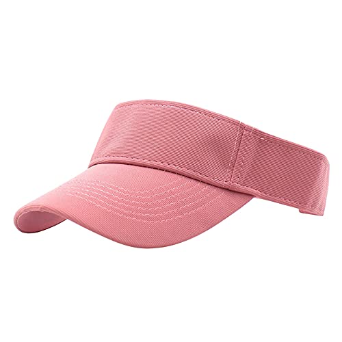 BIBOKAOKE Unisex Visor Cap Sonnenhut Damen Herren Sunvisor Schirmmütze Sommerhut mit Klettverschluss Baseballmütze Sonnenblende Verstellbar Baseball Cap Tennis Golf Sonne Visier Cap von BIBOKAOKE