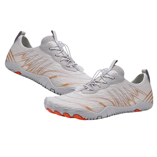 BIBOKAOKE Wasserschuhe Badeschuhe Damen Herren Strandschuhe Schnell Trocknend Drainagelöcher Strand Schwimmschuhe Meeresschuh Surfschuhe Poolschuhe Unisex Barfußschuhe für Kajakfahren Fitnessstudio von BIBOKAOKE
