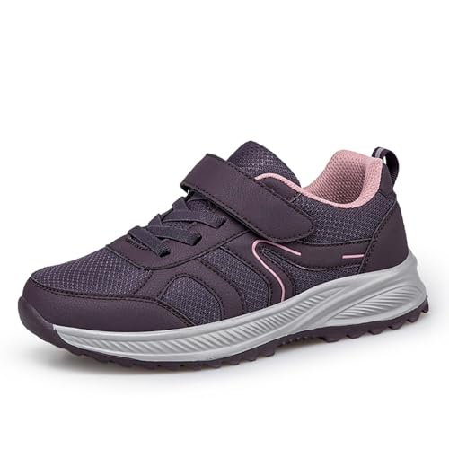 Freizeitschuhe Damen Sneaker Turnschuhe rutschfeste Wanderschuhe Laufschuhe Atmungsaktives Sportschuhe Joggingschuhe Breathable Walkingschuhe Lightweight Fitnessschuhe von BIBOKAOKE