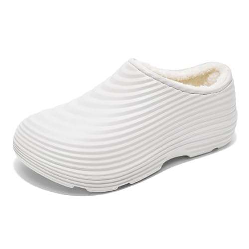 Kochschuhe Herren Rutschfeste Wasserdicht Ölbeständig Arbeits Berufsschuhe Slip on Koch Einfarbig Slippers Arbeitsschuhe Leichte und Bequeme Pantoletten mit Rutschfester Sohle von BIBOKAOKE