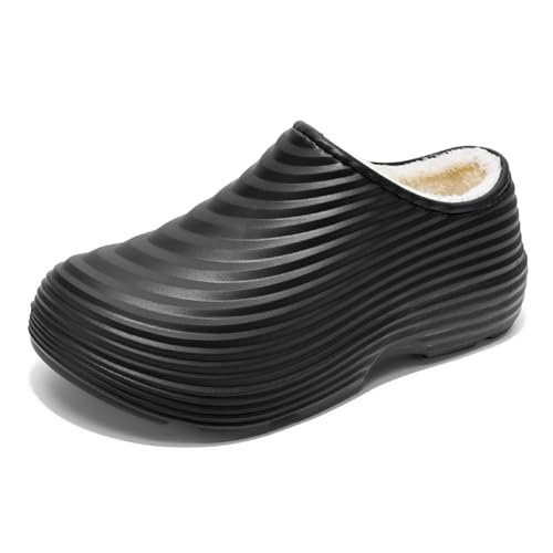 Kochschuhe Herren Rutschfeste Wasserdicht Ölbeständig Arbeits Berufsschuhe Slip on Koch Einfarbig Slippers Arbeitsschuhe Leichte und Bequeme Pantoletten mit Rutschfester Sohle von BIBOKAOKE