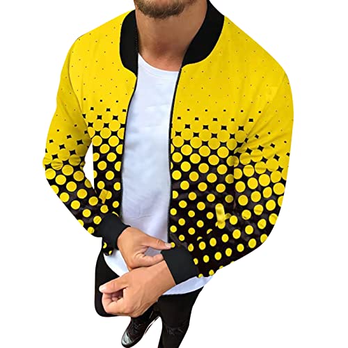 Sport Shirt Herren Fitness Mit reißverschluss Ubergangsjacke Jungen Jacket Herren Blazer Bikerjacke Lederimitat Mit reißverschluss Ubergangsjacke Elegant Jacket Slim Fit Jacket Herren Blazer von BIBOKAOKE