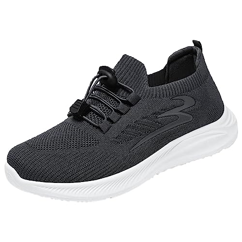 Sportschuhe Herren 43 Plateauschuhe Handballschuhe Air Cushion Walkingschuhe Straßenlaufschuhe Wasserdicht Freizeitschuhe High-Top Gymnastikschuhe Sneaker Bequeme Mesh Sport Schuhe Hallenschuhe von BIBOKAOKE