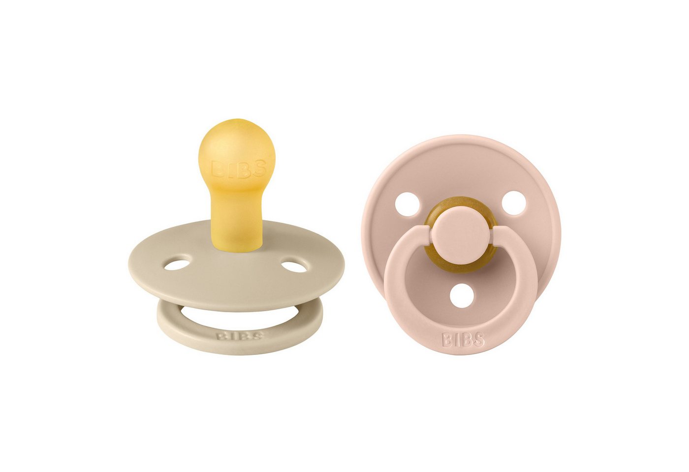 BIBS Schnuller Colour Kirschform Beruhigungssauger, Doppelpackung 0-6 Monate von BIBS