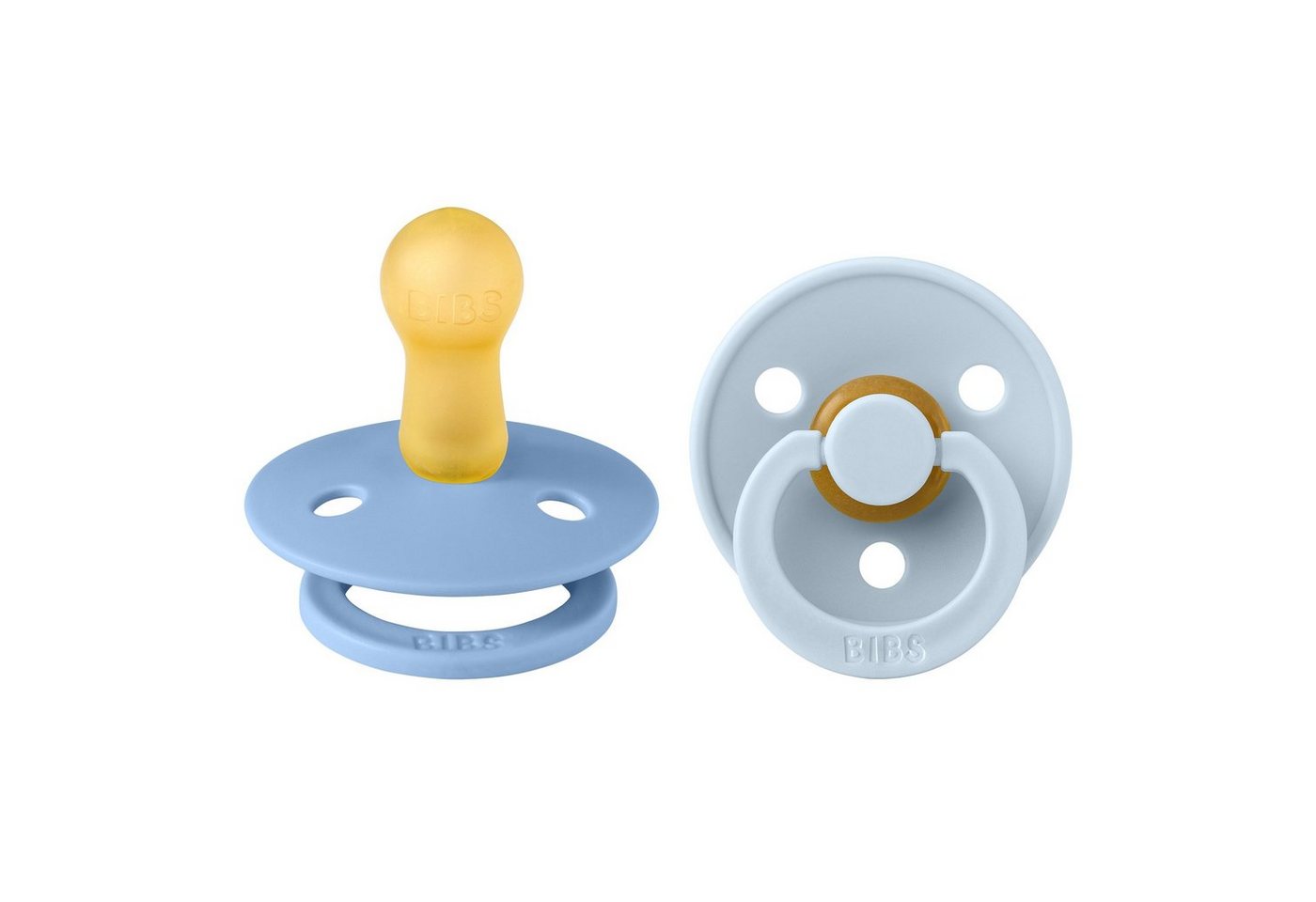 BIBS Schnuller Colour Kirschform Beruhigungssauger, Doppelpackung 0-6 Monate von BIBS