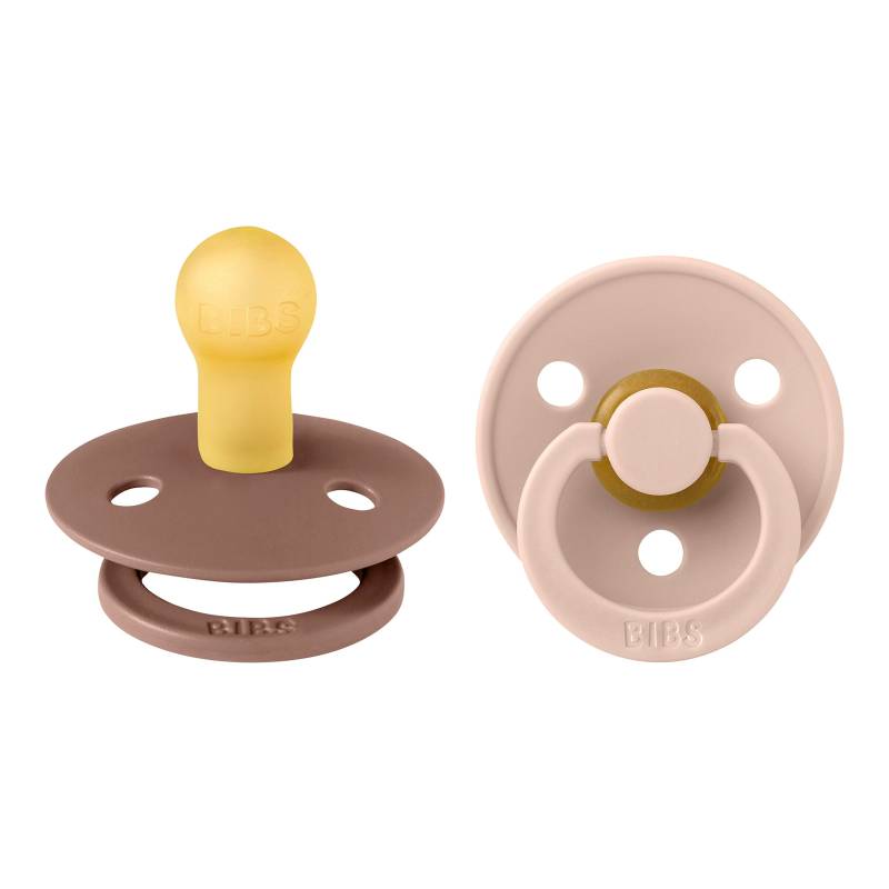 Bibs 2er-Pack Colour Schnuller Latex, 6-18M von BIBS