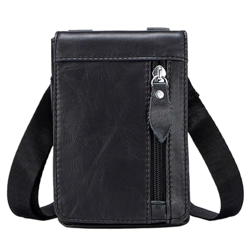 Baotou Herren-Umhängetasche, Retro-Stil, klein, Umhängetasche, 1, 11.5*2.5*16cm von BIBTOO