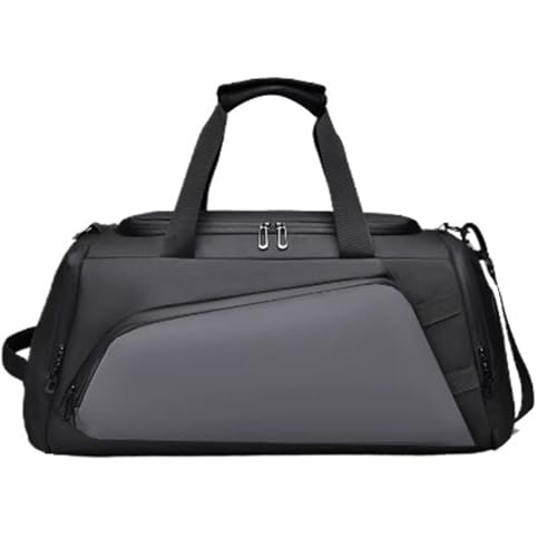 Turnbeutel Herren Trocken und Nass Trennung Tragen 1 Umhängetasche Training Sporttasche Große Kapazität Gepäck Rucksack Reisetasche, 1, 60*25*25cm von BIBTOO