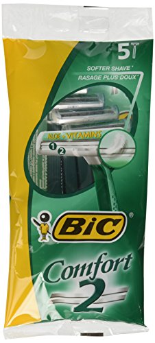 BIC Comfort 2 Twin Klingen Einwegrasierer 5 Stück von BIC