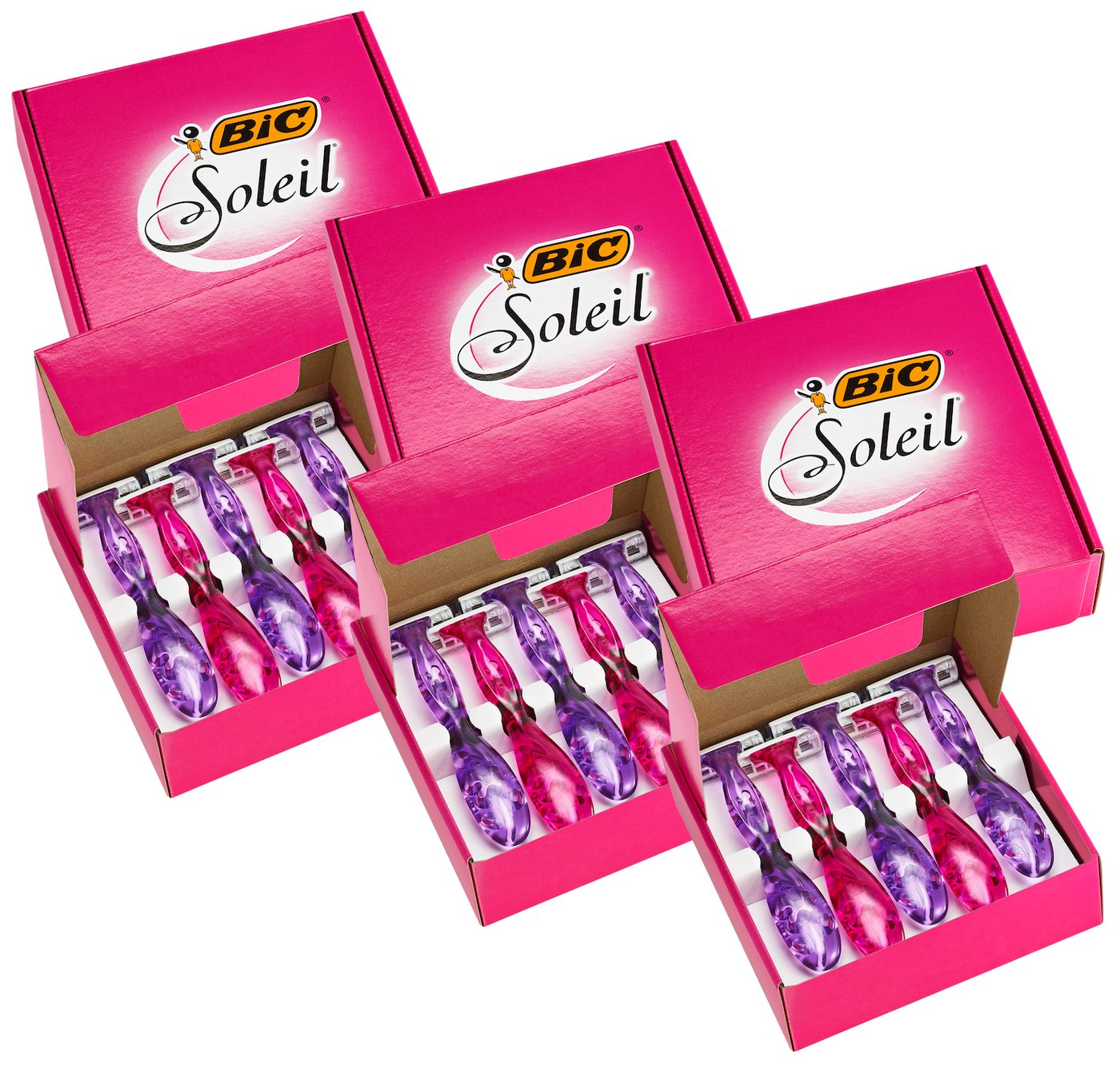 BIC Einwegrasierer BIC Miss Soleil Einwegrasierer für Frauen - versch. Farben, 30er Pack, 30-tlg. von BIC