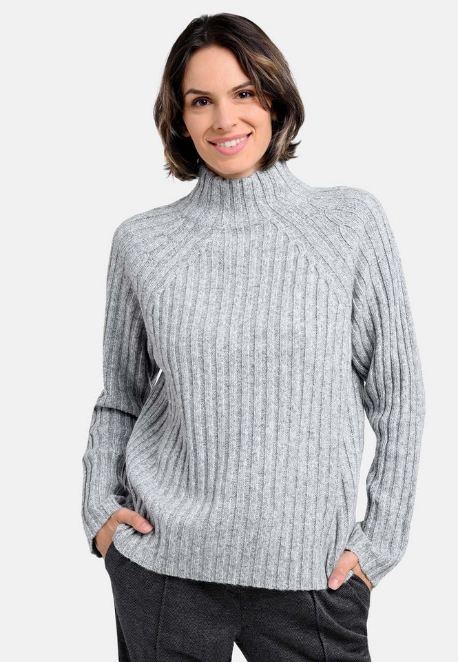 BICALLA T-Shirt Strickpullover in Hellgrau von BICALLA