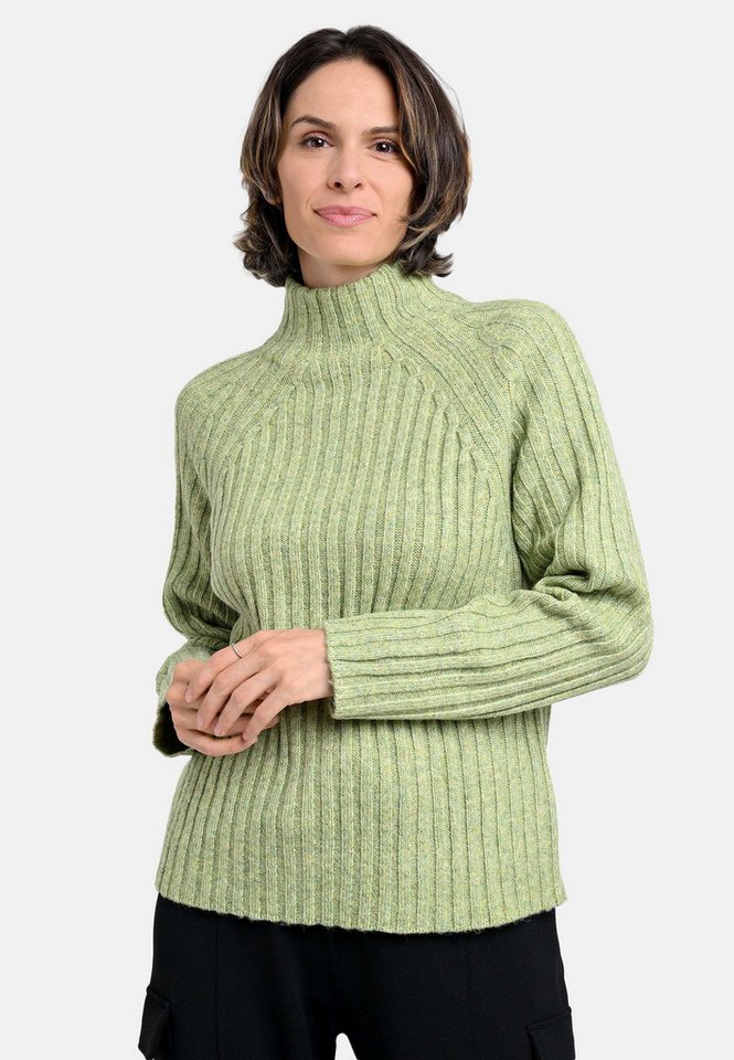 BICALLA T-Shirt Strickpullover in Hellgrün (1-tlg) von BICALLA