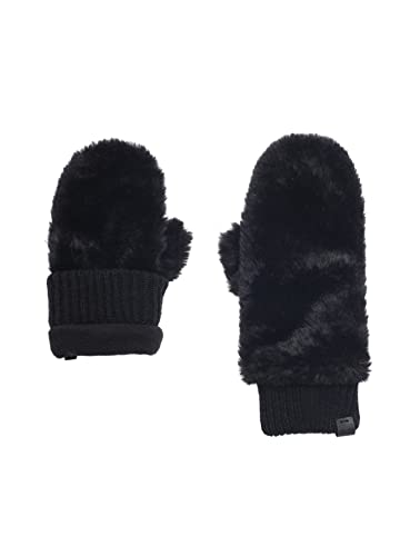 BICKLEY+MITCHELL Women's Super Soft Faux-Fur with Fleece Lining 2033-03-8-20 Mittens, Black, One Size von BICKLEY+MITCHELL