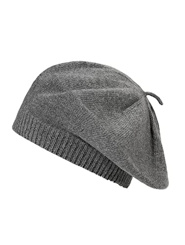 BICKLEY + MITCHELL Damen Bickley+mitchell Cashmere Merino Blend Women's Beret 2174-01-9-102 Beanie Hat, GREY MELEE, Einheitsgröße EU von BICKLEY + MITCHELL