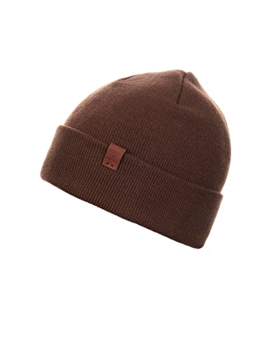 BICKLEY + MITCHELL Men's Basic Turncuff Mens 1007-01-10-40 Beanie Hat, Brown, One Size von BICKLEY + MITCHELL