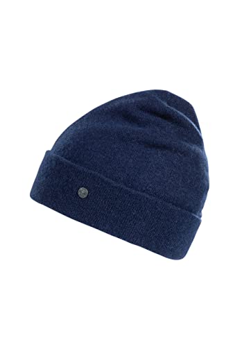 BICKLEY + MITCHELL Men's Cashmere Merino Blend Turncuff Mens 1205-01-12-33 Beanie Hat, Navy, One Size von BICKLEY + MITCHELL