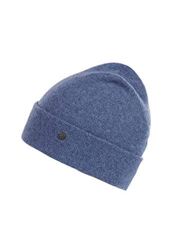 BICKLEY + MITCHELL Men's Cashmere Merino Blend Turncuff Mens 1205-01-12-34 Beanie Hat, Indigo, One Size von Bickley & Mitchell