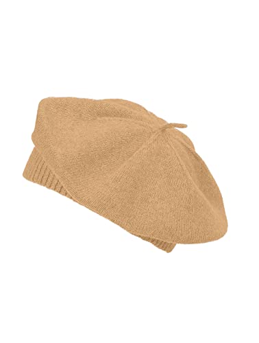 BICKLEY + MITCHELL Women's Cashmere Merino Blend Womens Beret 2174-01-9-87 Beanie Hat, Camel, One Size von BICKLEY + MITCHELL