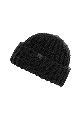 BICKLEY + MITCHELL Women's Chunky Knitted Basic Womens 2009-01-11-20 Beanie Hat, Black, One Size von BICKLEY + MITCHELL