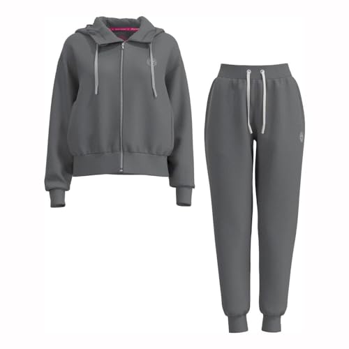 BIDI BADU Damen Chill Tracksuit - dark grey, Größe:L von BIDI BADU