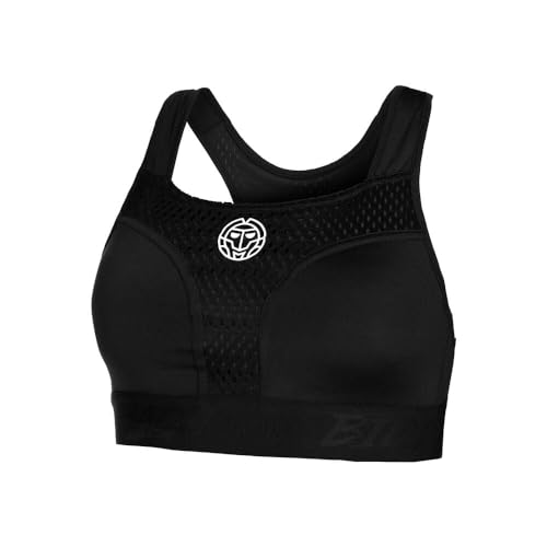 BIDI BADU Damen Crew High Support Bra - Black, Größe:M von BIDI BADU