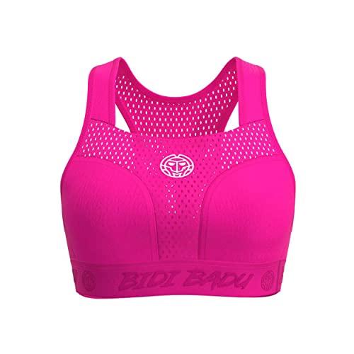 BIDI BADU Damen Crew High Support Bra - pink, Größe:L von BIDI BADU