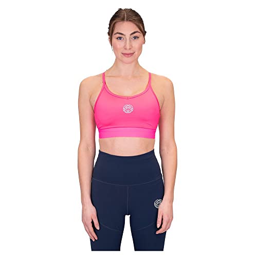 BIDI BADU Damen Crew Low Support Strappy Bra - pink, Größe:XS von BIDI BADU