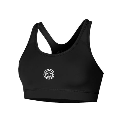 BIDI BADU Damen Crew Medium Support Bra - Black, Größe:M von BIDI BADU