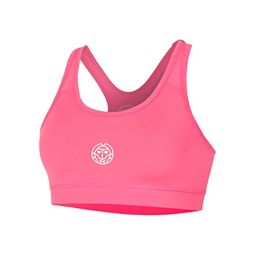 BIDI BADU Damen Crew Medium Support Bra - pink, Größe:L von BIDI BADU