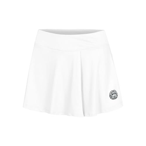 BIDI BADU Damen Crew Wavy Skort - White, Größe:L von BIDI BADU