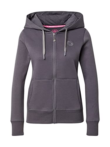 BIDI BADU Damen Sportsweatjacke Moana dunkelgrau S von BIDI BADU