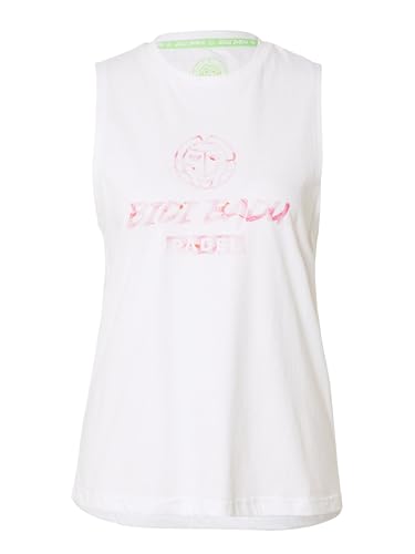 BIDI BADU Damen Sporttop Neela weiß/Fuchsia L von BIDI BADU