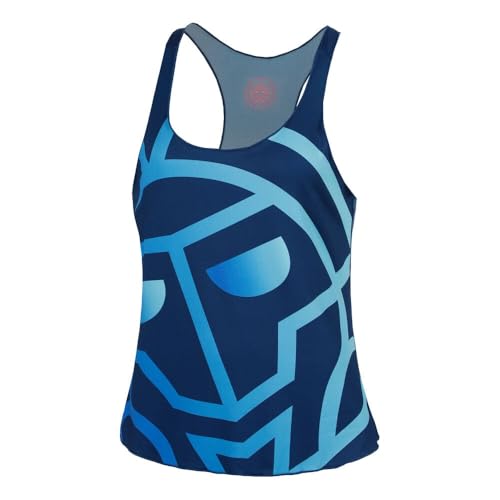 BIDI BADU Damen Tank-Top Juwel Lifestyle Tank Dunkelblau-Weiß M von BIDI BADU