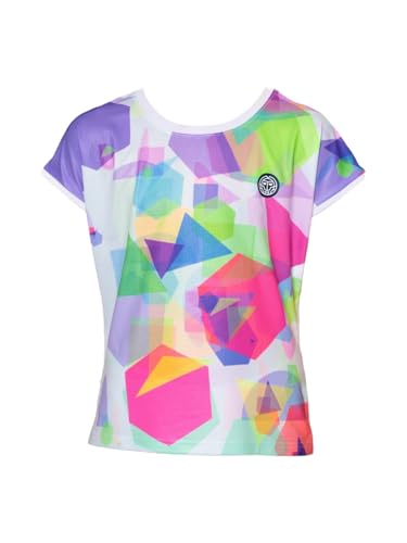 BIDI BADU Mädchen T-Shirt Kaleido Junior Capsleeve Mehrfarbig 140 von BIDI BADU