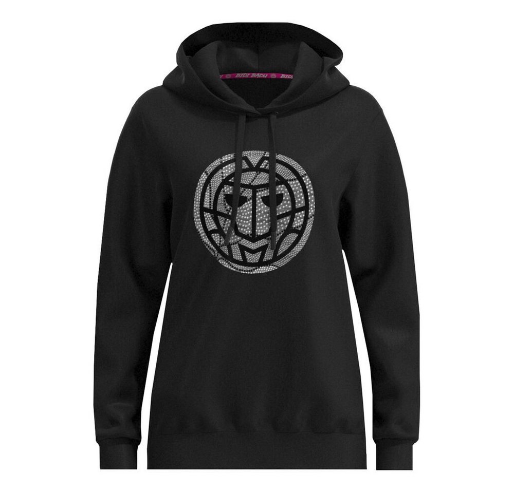 BIDI BADU Kapuzensweatshirt Protected Leafs Chill Hoody - black, white von BIDI BADU