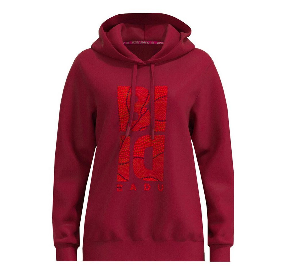 BIDI BADU Kapuzensweatshirt Protected Leafs Chill Hoody - bordeaux von BIDI BADU