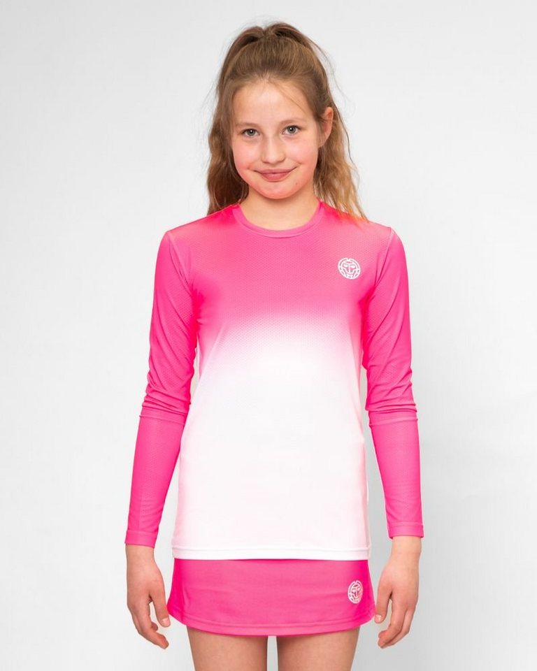 BIDI BADU Langarmshirt Crew Longsleeve für Mädchen in pink von BIDI BADU