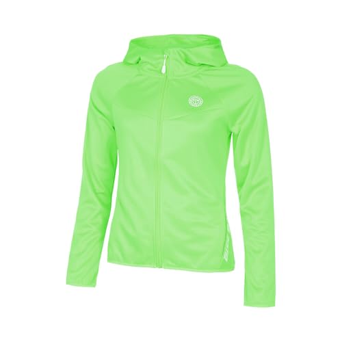 BIDI BADU Mädchen Trainingsjacke Crew Junior Jacket Neongrün 164 von BIDI BADU