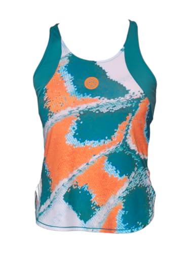 BIDI BADU Melbourne 2025 Tank Damen Tank-Top Petrol-Orange S von BIDI BADU