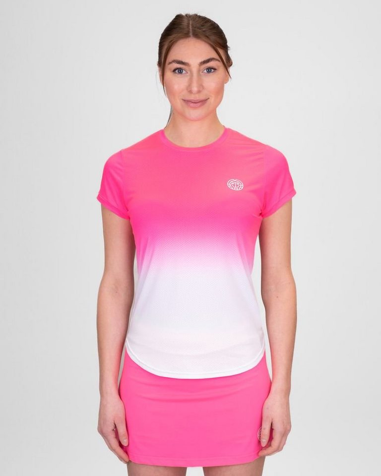 BIDI BADU Tennisshirt Crew Tennisshirt für Damen in pink von BIDI BADU