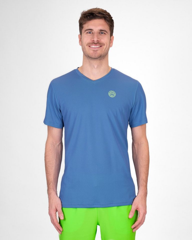 BIDI BADU Tennisshirt Crew Tennisshirt für Herren in blau von BIDI BADU