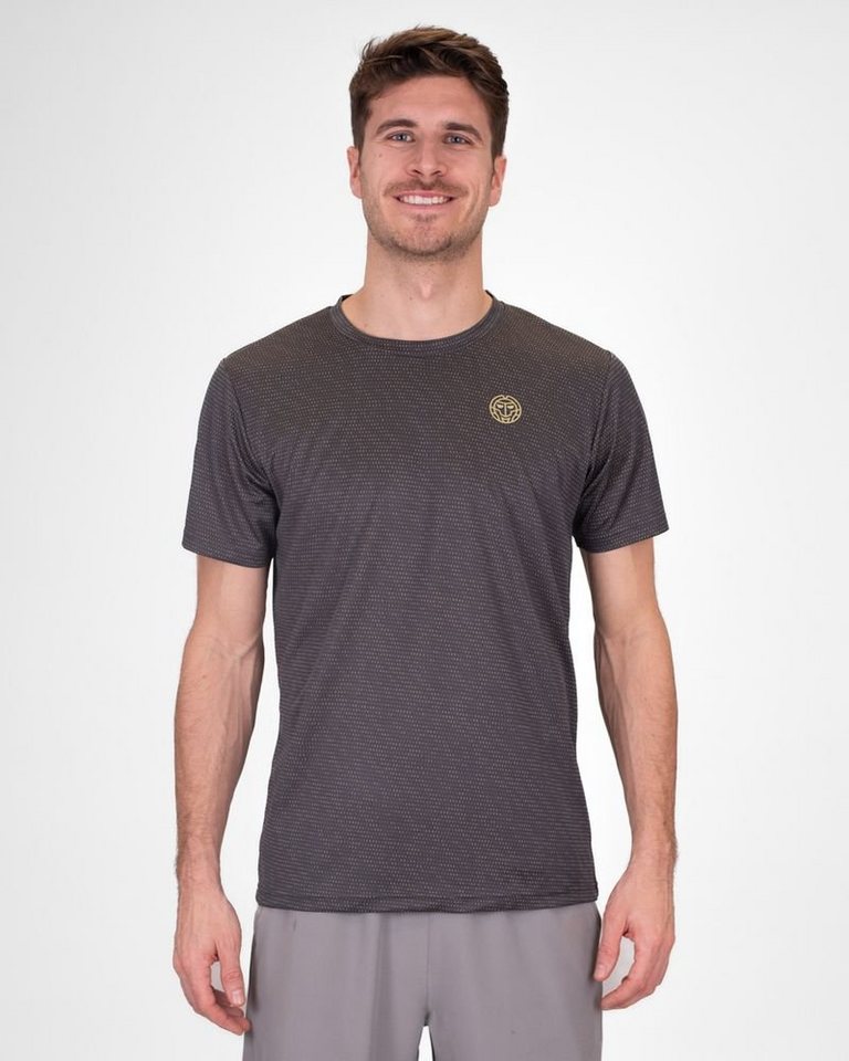 BIDI BADU Tennisshirt Crew Funktionsshirt für Herren in grau von BIDI BADU