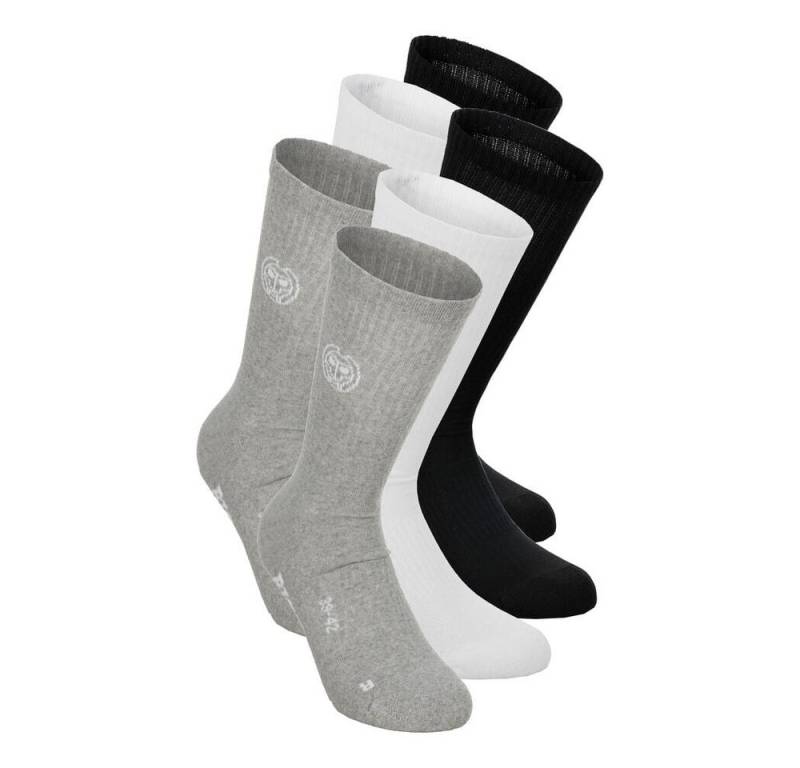 BIDI BADU Tennissocken Don Carlito XXL Crew Move Socks 6 Pack - black von BIDI BADU