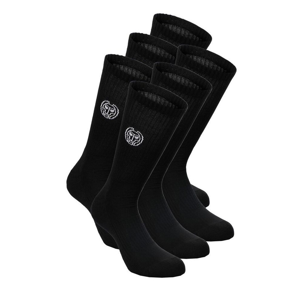 BIDI BADU Tennissocken Don Carlito XXL Crew Move Socks 6 Pack - black von BIDI BADU