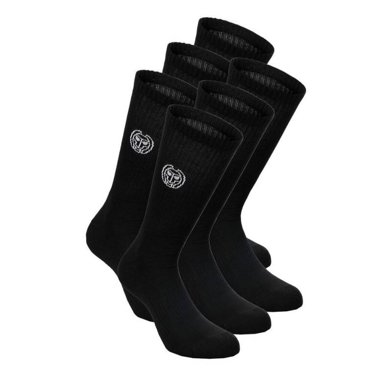 BIDI BADU Tennissocken Don Carlito XXL Crew Move Socks 6 Pack - black von BIDI BADU
