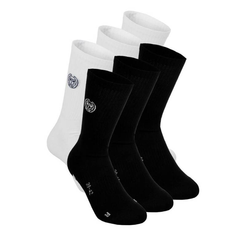BIDI BADU Tennissocken Matayo Crew Tech Socks 6 Pack - black/white von BIDI BADU